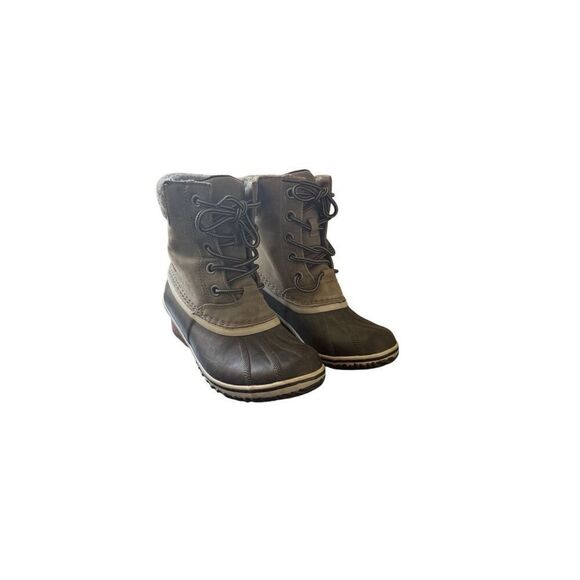 Sorel Slimpack II Womens Gray Lace Up Waterproof Insulated Winter Boots Size 8 - Picture 4 of 16